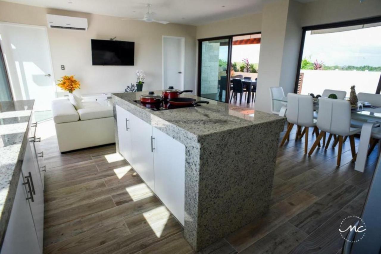Апартаменты Penthouse Blue Luxury La Veleta Тулум Экстерьер фото